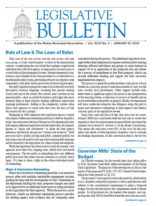 Legislative Bulletin - January 31, 2025-1